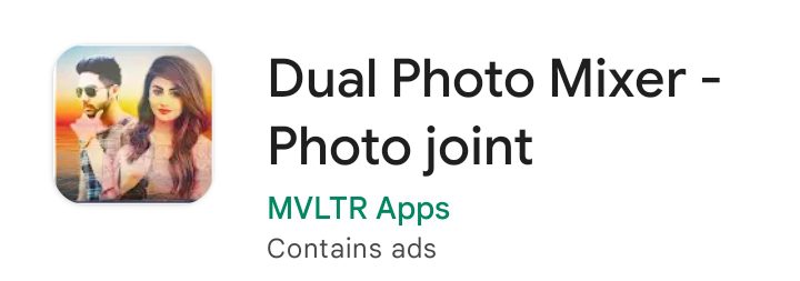Dual Photo Mixer , Photo joint App