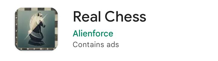Real Chess खेलने वाला Apps